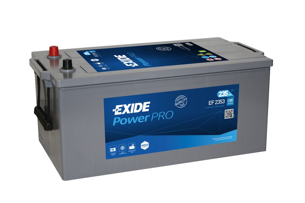 Kravas a/m akumulators EXIDE Power PRO 235Ah 1300A(EN) 518	x279x	240mm, 	3/	1